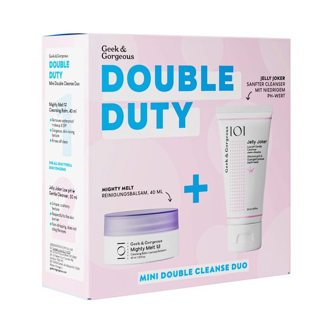 Geek & Gorgeous 101 Grondbeginselen Double Duty Gezichtreinigingssets Dames