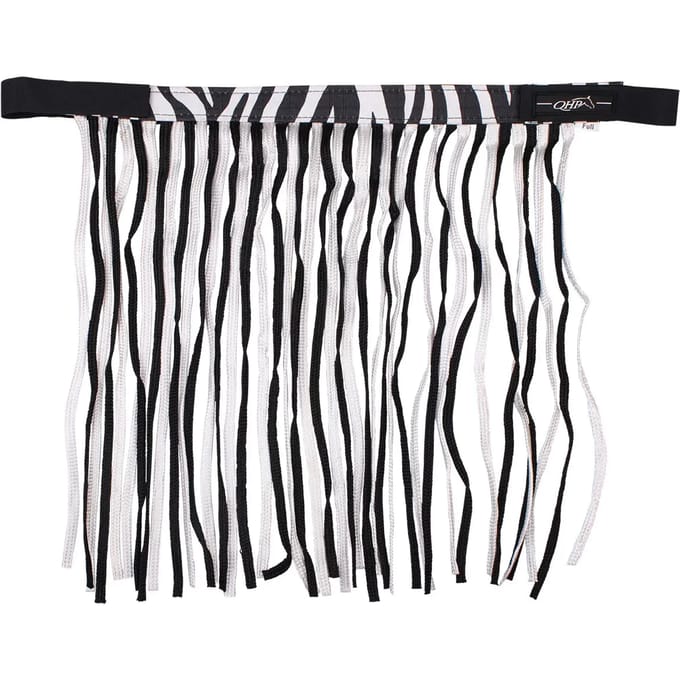QHP - Vliegenfrontriem - Zebra - Mini Shet