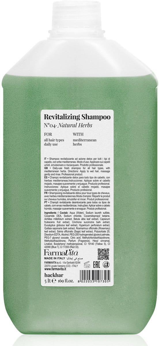 Shampoo Back Bar Farmavita 030137
