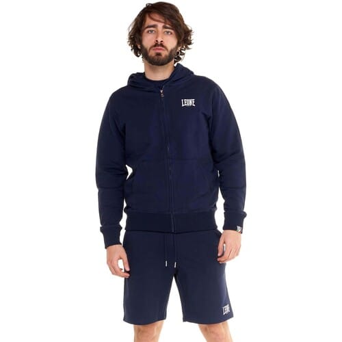 Capuchon sweaters Leone 1947 Man Hoody Full Zip Small Logo