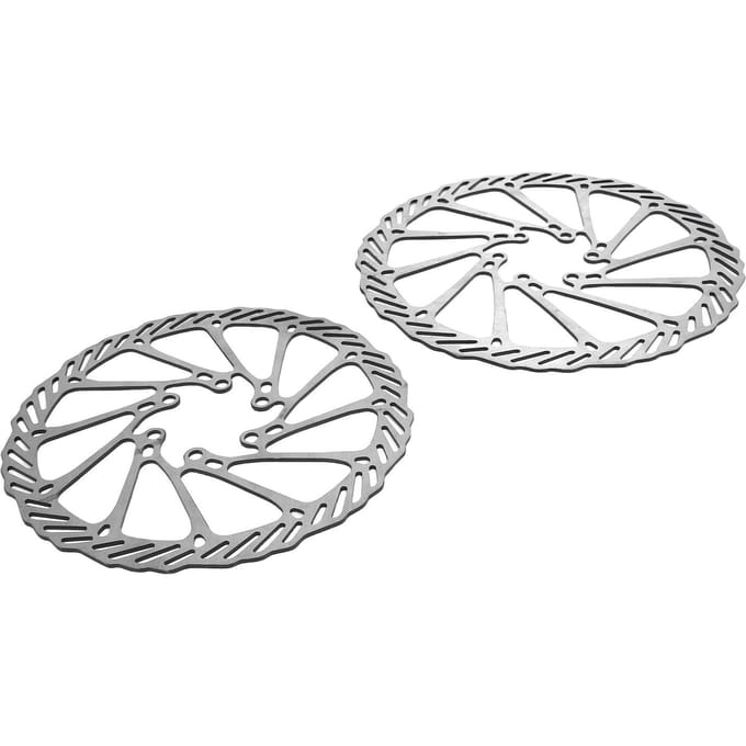 Scooter Remschijf Set 160mm en 180mm Staal 6 Gaten Scooter Wiel Remschijf Vervanging white