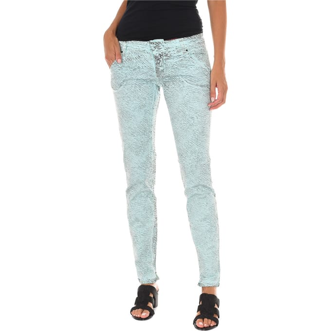 Lange broek met smal gesneden zomen 70DBF0585-R216 vrouw