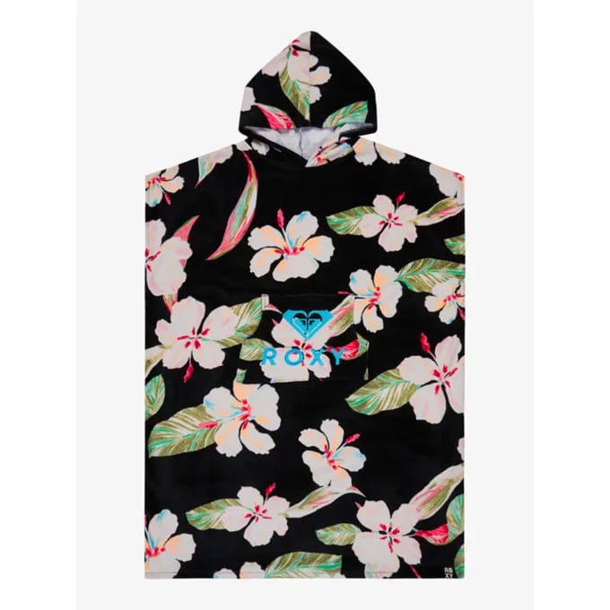 Roxy Stay Magical Printed Poncho Zwart