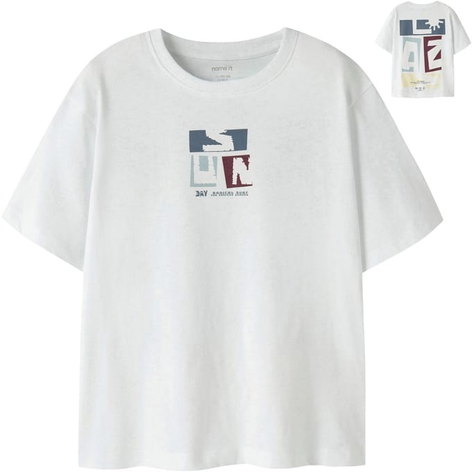 Name It Femmin SS Shirt Jongens - Maat 116