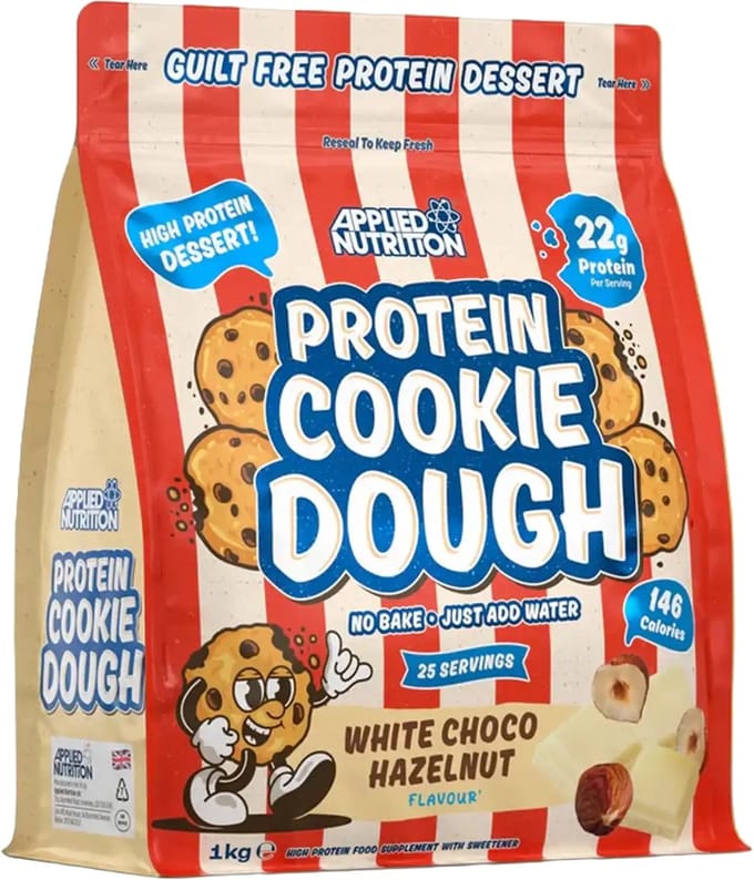 Protein Cookie Dough - 1000 g - White Choco Hazelnut