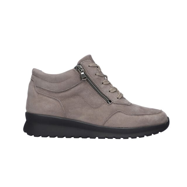 Waldläufer grijze leren veterboots