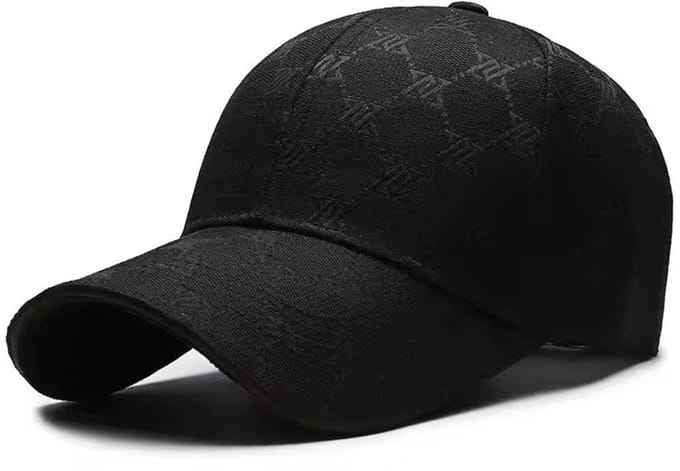 Designer Pet Zwart - Verstelbare Achterkant - Clip - Deluxe - Cap - Unisex