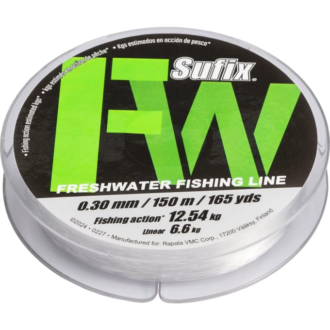 Vleesetende vlecht Sufix FW Clear Mono 20