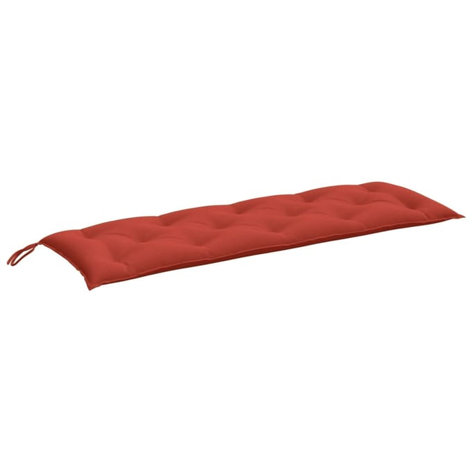 vidaXL - Tuinbankkussen - 150x50x7 - cm - stof - gemêleerd - rood