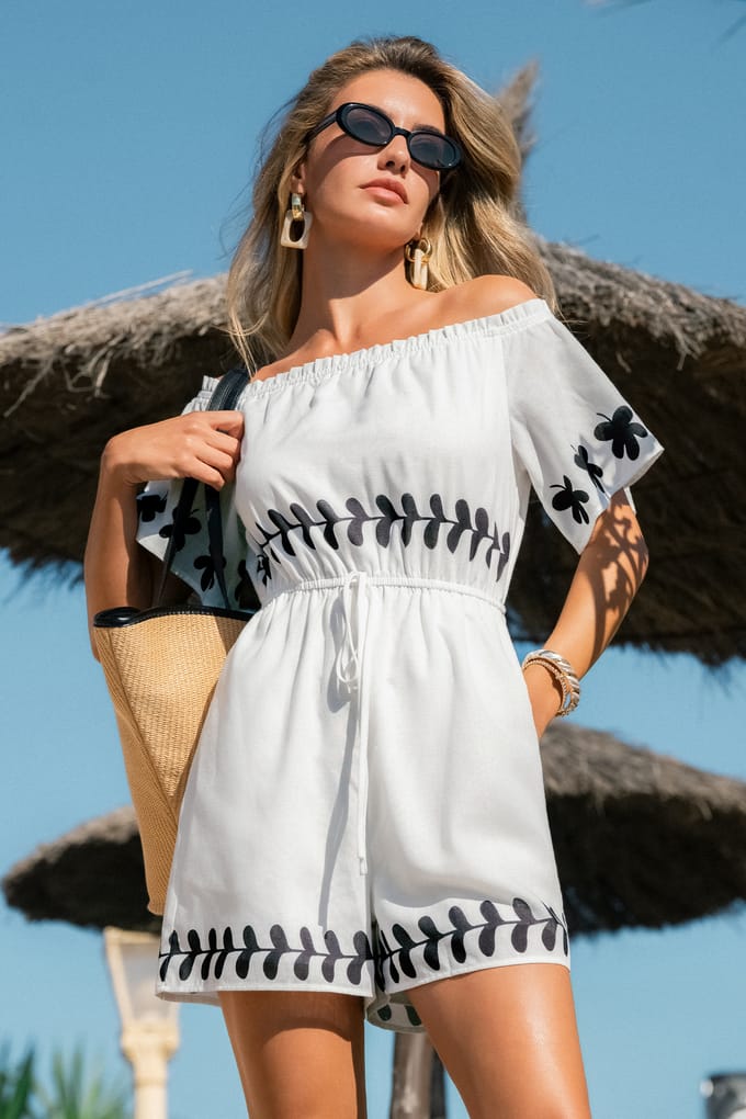 Sweetest Thing White Romper