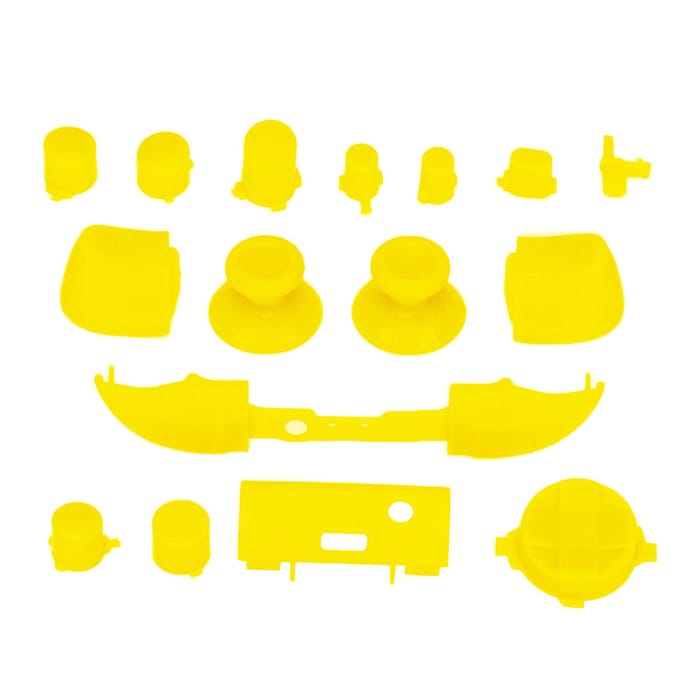 Volledige Game Controller Knopenset Vervangende Handvatten Accessoires Kits voor Xbox Series XGeel geel