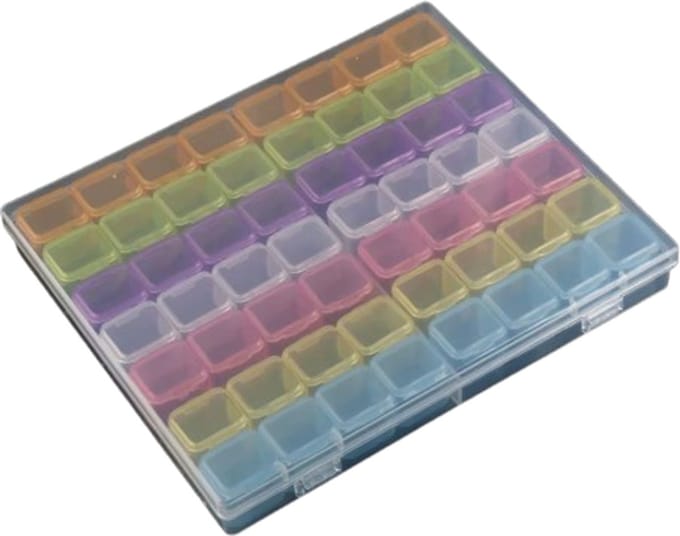 56 vakjes Diamond Painting Opbergdoos - Accessoires Sorteerdoos - Storage Box