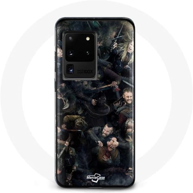 Coque pour Samsung Galaxy S20 Ultra Vikings Teaser Saison 6 Affiche Personnages Art