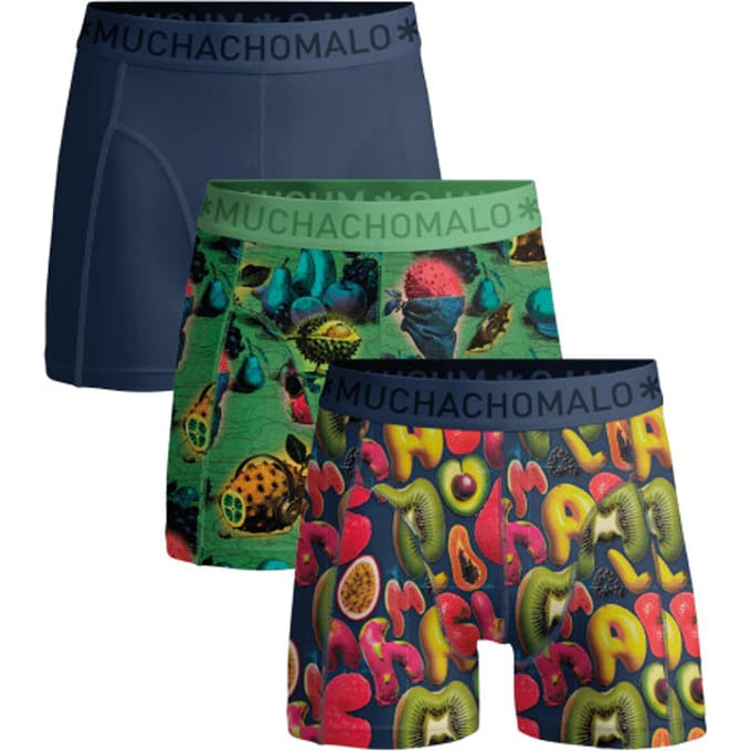 Muchachomalo Jongens 3-pack boxershorts weird fruit