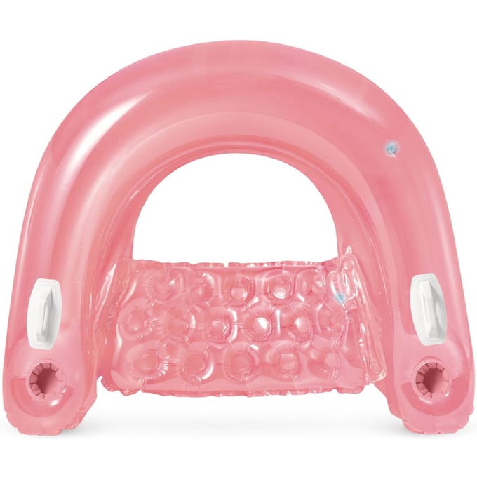 Zwemstoel met handgrepen 147 x 99 cm roze INTEX 58859