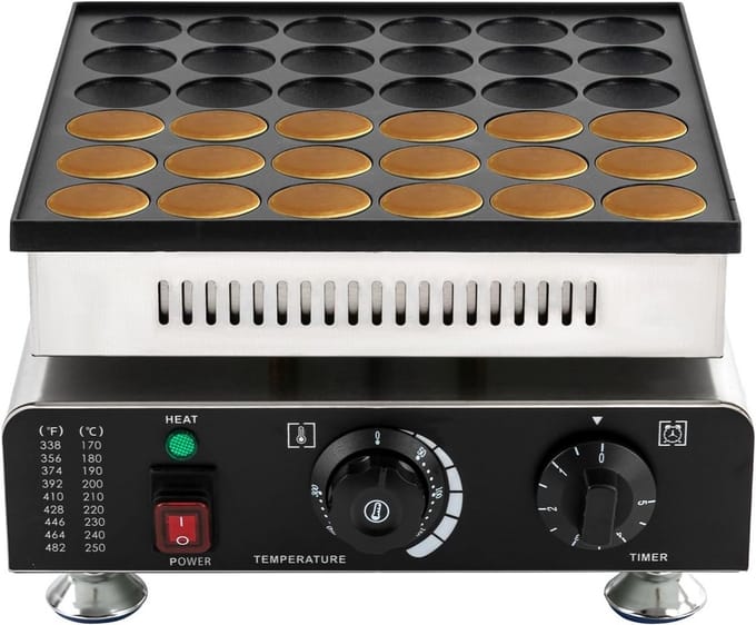 Professionele Elektrische Mini Pannenkoekenmachine voor Restaurants en Horeca