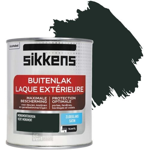 Sikkens - Sikkens Buitenlak - Zijdeglans - Monumentengroen - 750 ml