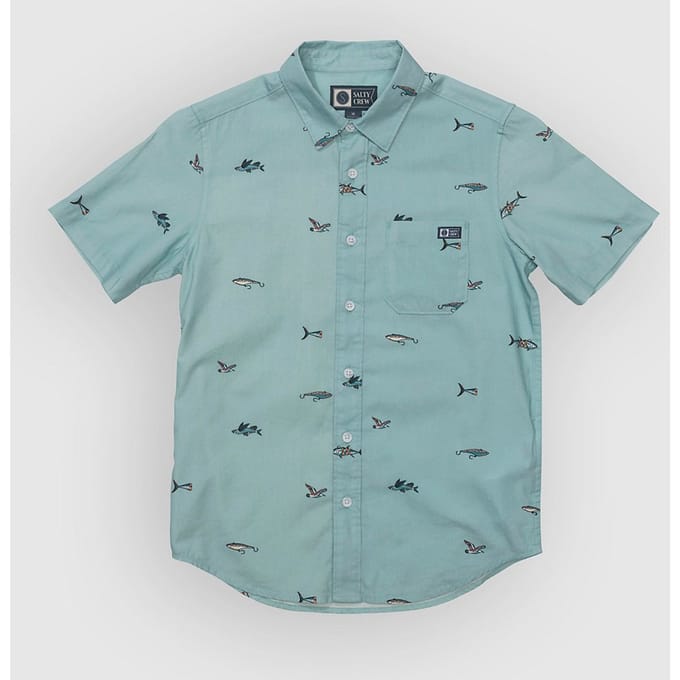 Salty Crew Crew Woven Kids Shirt patroon