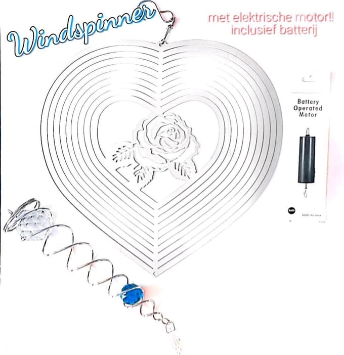 Windspinner XL Roos Blauw