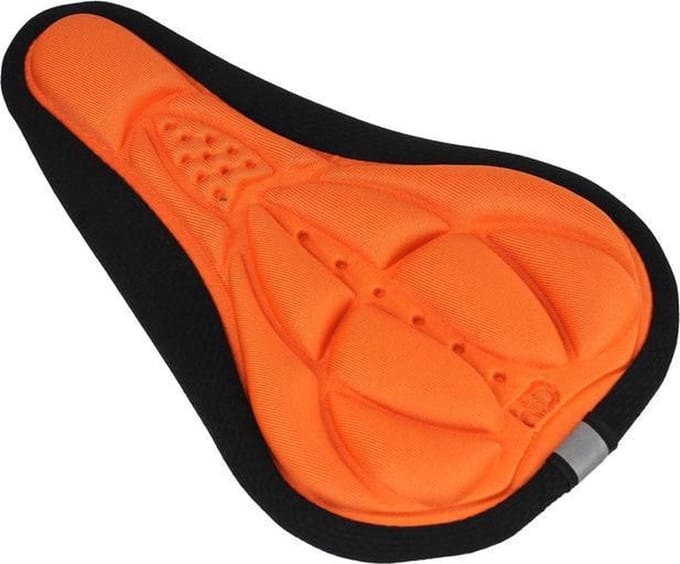 New Age Devi - "Oranje Fietszadelhoes voor Race- en Mountainbikes"