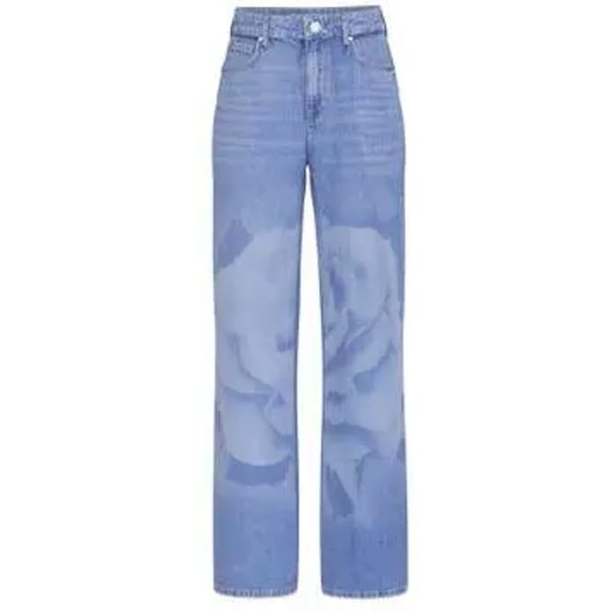 Damesjeans met wijde pijpen Guess