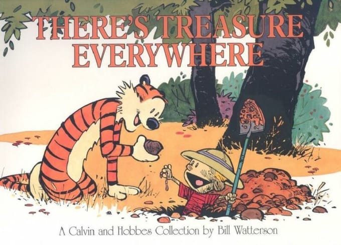 Calvin And Hobbes. There's Treasure Everywhere - Watterson, Bill