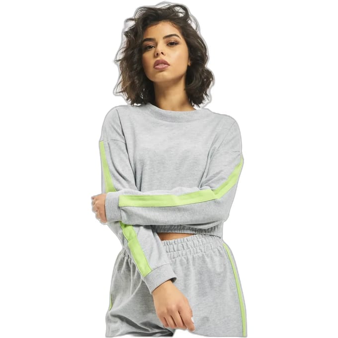 DEF - Chelsea Crop Sweater/Trui - S - Grijs