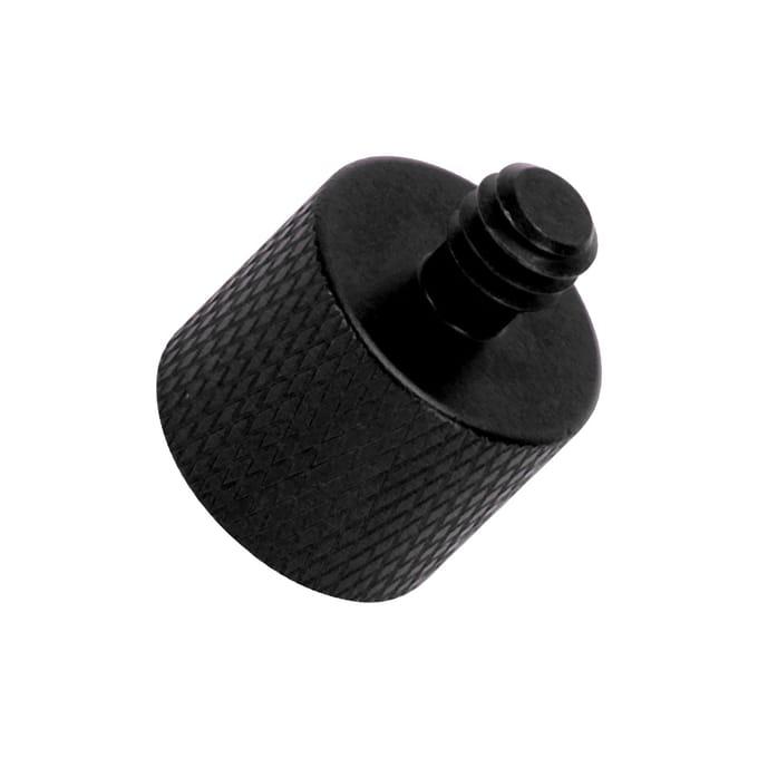Schroefadapter 3/8 inch Binnendraad naar 1/4 inch Buitendraad voor Statief Monopod Camera Foto Black black