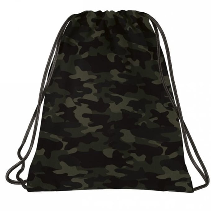 BackUP Gymbag Camo - 41 x 35 cm - Groen