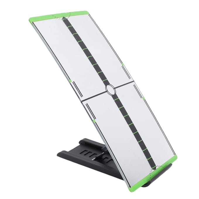 Mini Putting Spiegel voor Juiste Uitlijning Acryl Draagbare Putting Spiegel Trainingshulp Verbeterd white