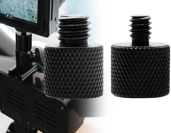 Tripod Thread Adapter 3/8 to 1/4 en 1/4 to 3/8 - 2pcs Set voor Camera Tripods - Microfoonhouders - Speakers