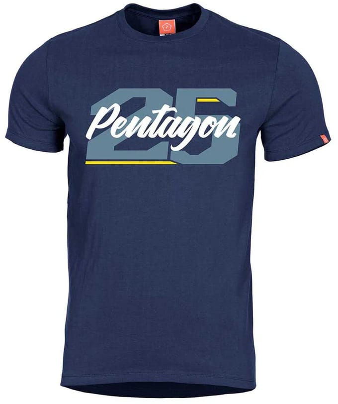 Pentagon Ageron Twenty Five T-shirt Met Korte Mouwen Blauw 2XL Man