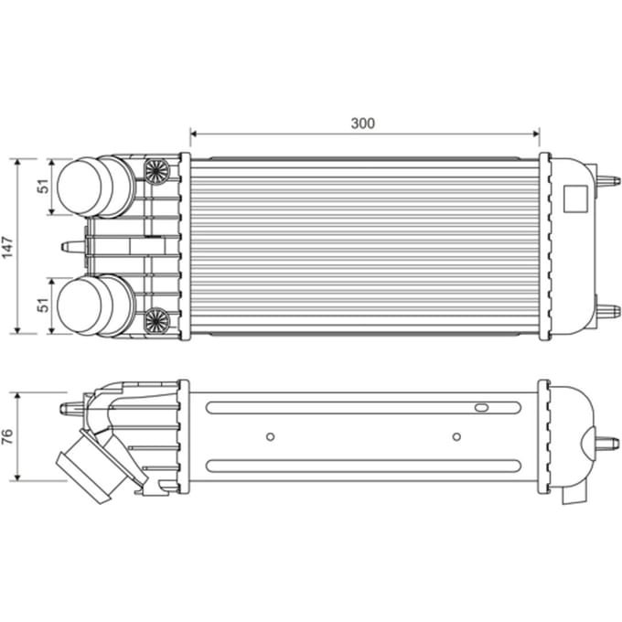 Intercooler VALEO 818385