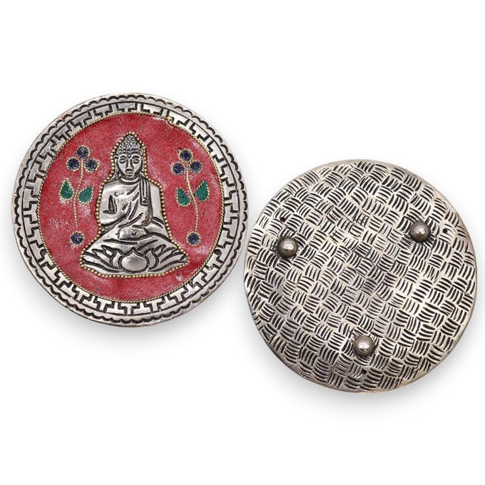 Boeddha Rode Decoratieve Wierookhouder 10cm