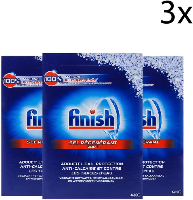 Finish Salt 4kg - 3 Stuks - Voordeelverpakking