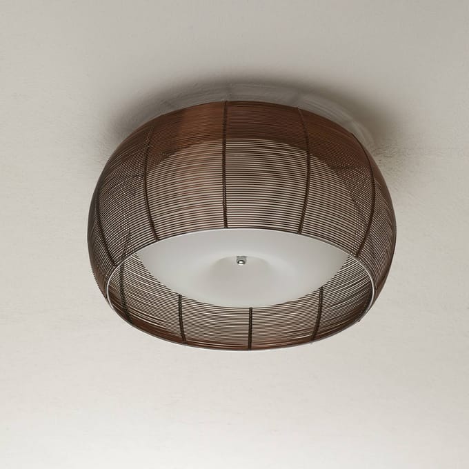Brilliant RELAX - Plafondlamp - Brons;Chroom