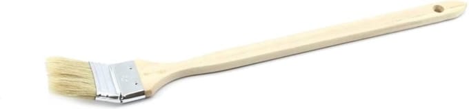 Benson Radiatorkwast - Smal - Houten Steel - 50 mm - Wit