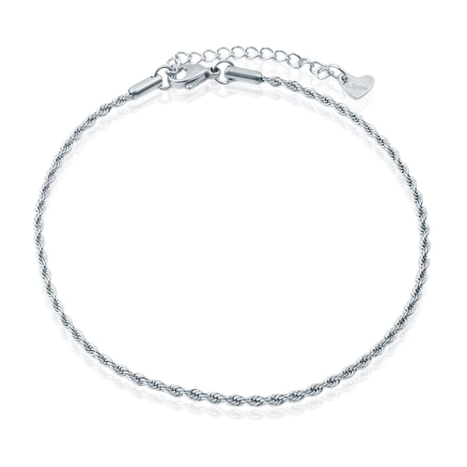 LGT JWLS Enkelband Rope Zilver - 2mm