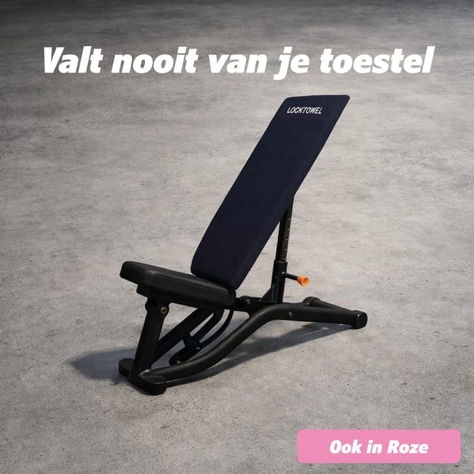 Sporthanddoek - met opbergvak - LockTowel Zwart