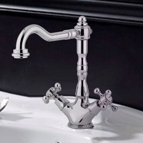 Kronenbach IOTA 2.0 two-handle basin mixer without drain 54903CRKB