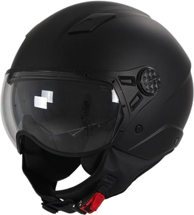 Vito jet helm Lavori mat zwart S
