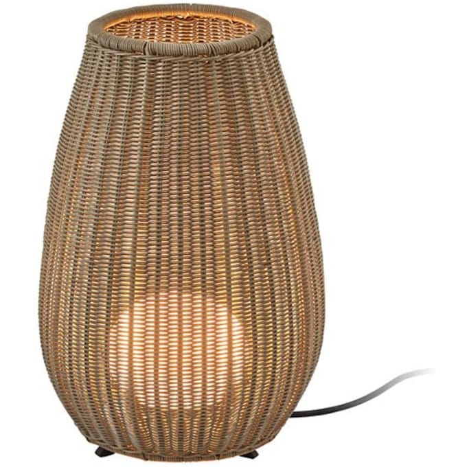 Bover LED tafellamp Amphora, bruin/beige Hoogte 47 cm