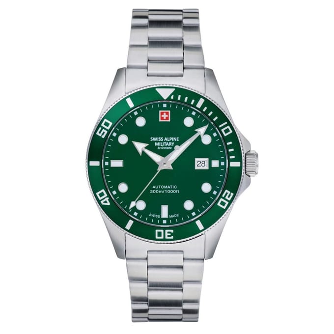 Swiss Alpine Military Deep Sea Automatic Diver SAM7095.2134 mannen horloge