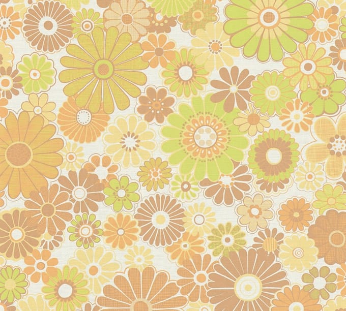 RETRO BEHANG | Floraal - meerkleurig - A.S. Création Retro Chic