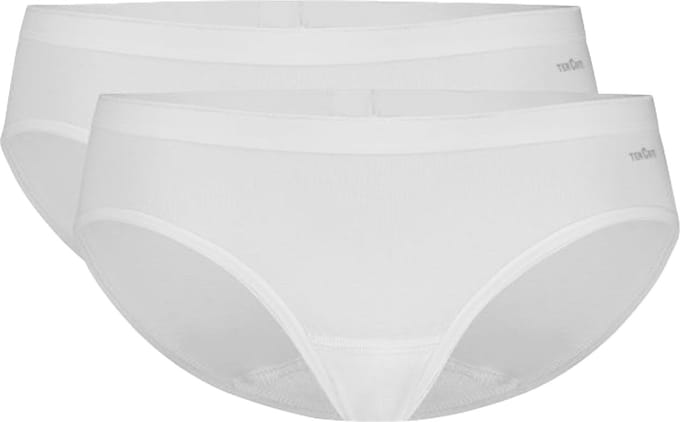 TEN CATE Basics women bikini slip (2-pack) - dames Bikini lage taille - wit - Maat: S