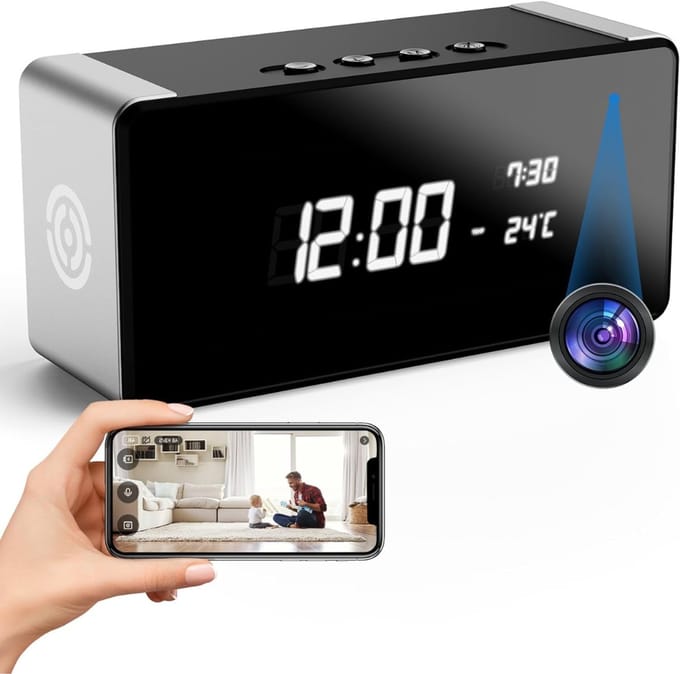 Verborgen Camera - Spy Camera - Spionage - Zwart