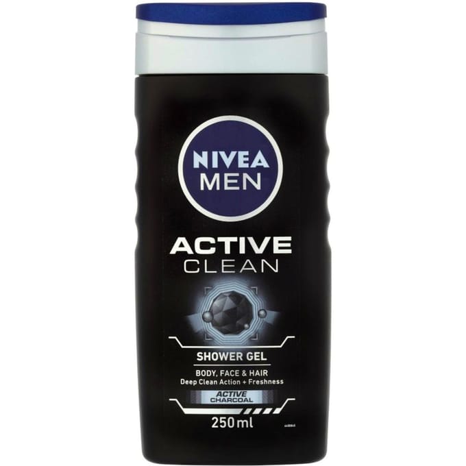 Nivea Active Clean Shower Gel - 250 ml.