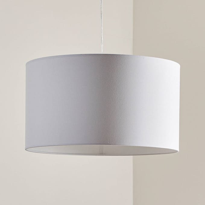 Duolla Hanglamp Roller, wit, Ø 45 cm