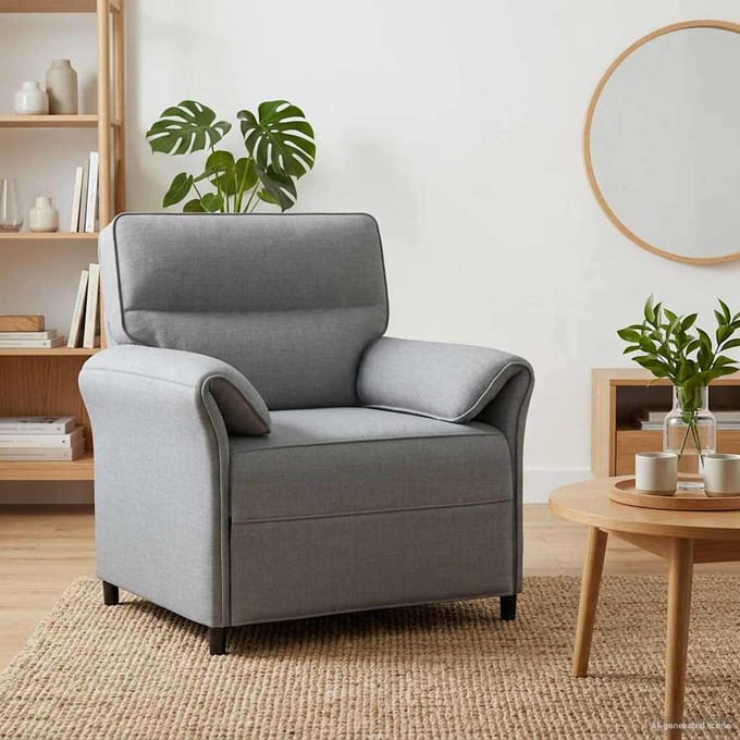 vidaXL - Bank - 100% - polyester - metalen - frame - MDF, - Multiplex