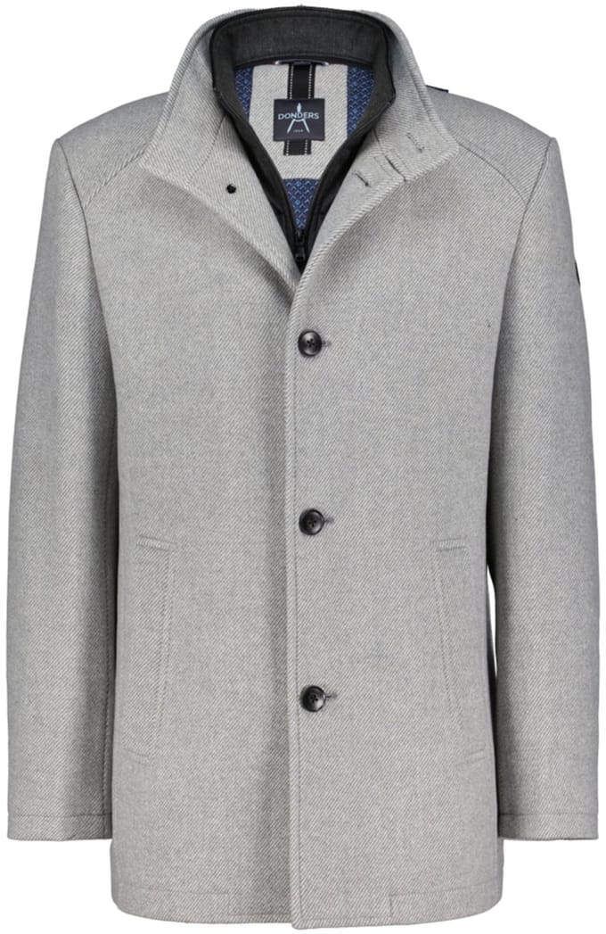 Donders Jas Wooddown Wool Coat 21807 3 911 Mannen Maat - M
